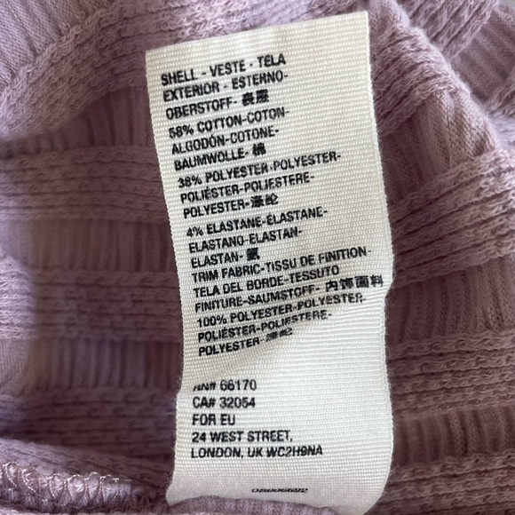 Free People Top Party In The Back Casual Barely Lilac - Picture 10 of 11